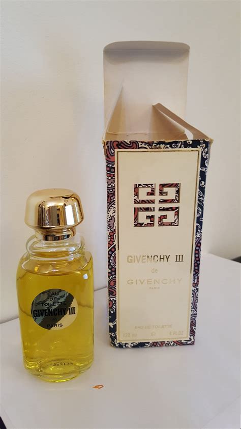 givenchy 3 pas cher|Givenchy iii perfume vintage.